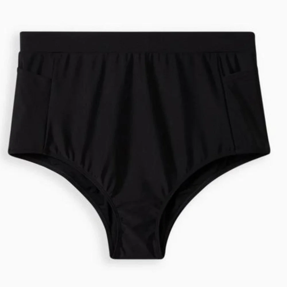 New! Torrid sz‎ 3 Ultra High-Rise Swim Bathing Suit Bottom with Pockets 3X